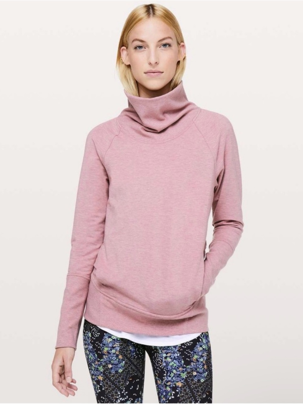 lululemon High Lines Pullover Turtleneck Mauve